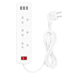 3-Outlet Power Strip with 1 USB-C + 2 USB-A Ports Overload Protection (2360000201)