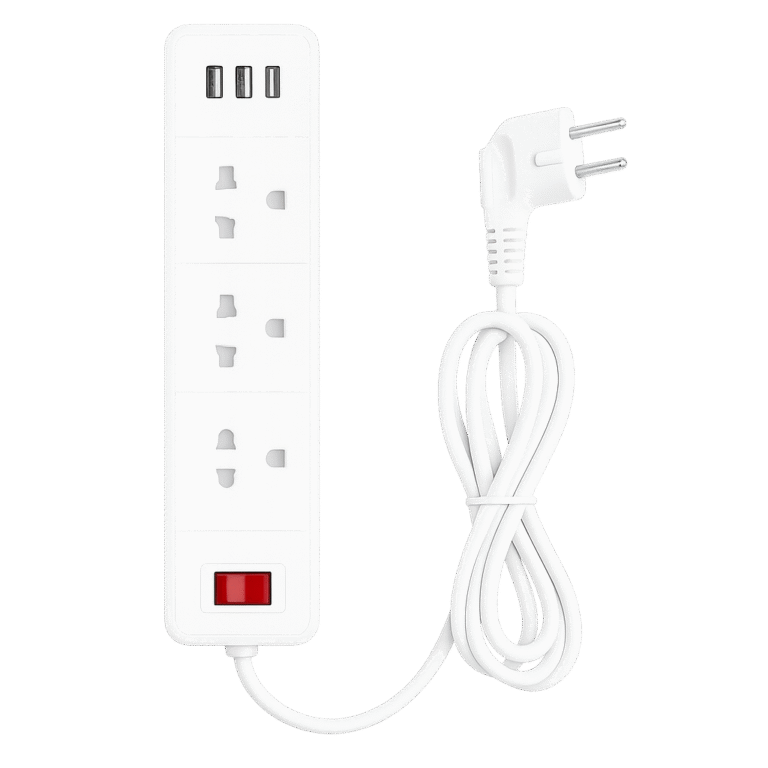 (23600002)-1-0 3-Outlet Power Strip with 1 USB-C + 2 USB-A Ports (5