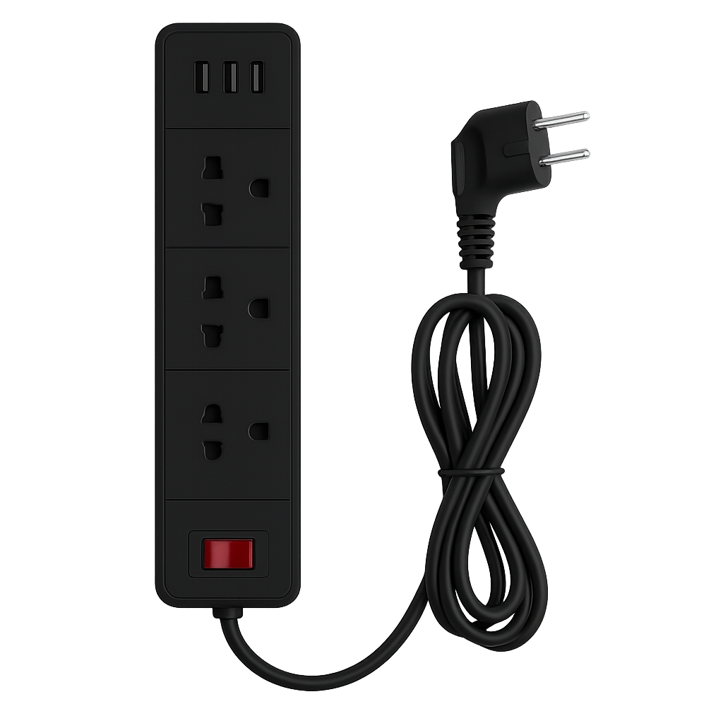 3-Outlet Power Strip with 1 USB-C + 2 USB-A Ports Overload Protection (2360000201) - Image 3