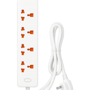 4-Outlet Power Strip with 3 USB-A Ports, 3.9ft Cord, 2500W Surge Protector, for Home & Office(2360000501)