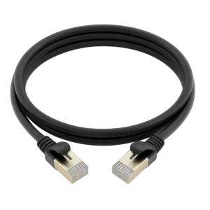 Cat 7 Cables – Shielded design, supports higher frequencies for professional setups.(23111355)
