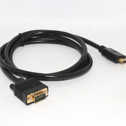 HDMI Male To VGA Male D SUB 15 Pin MM Connector Cable 1-512x512