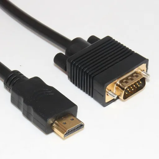 HDMI Male To VGA Male D SUB 15 Pin M/M Connector Cable (23252714) - Image 3