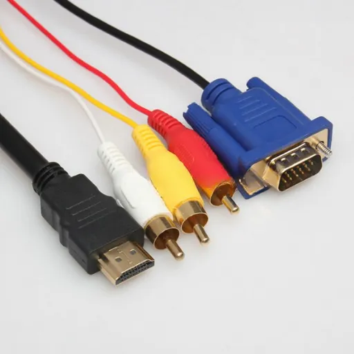 Multipurpose VGA To D Type HDMI Cable With Three Rca Jack (23252715) - Image 3