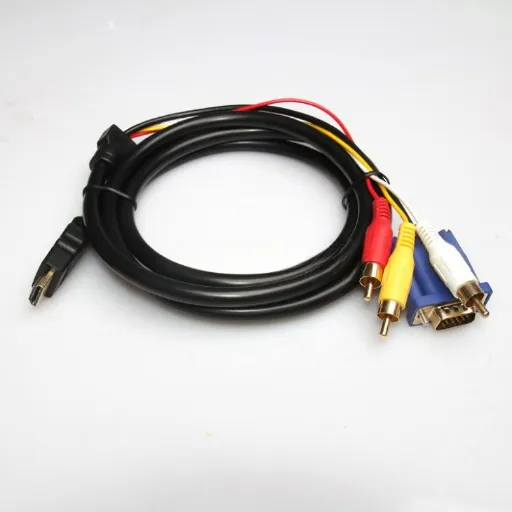Multipurpose VGA To D Type HDMI Cable With Three Rca Jack (23252715) - Image 4